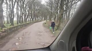 Knob It or Walk It... Foxy Older Woman Runs Without Fuel, This babe Has No Intention of Walking It.