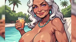 Bazookas Out Relaxing Poolside (ai Art)