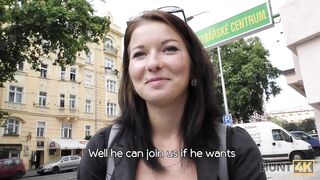 HUNT4K. Sexy screwing in the capital of Czechia