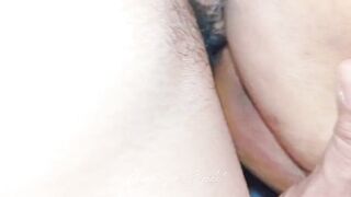 Stepbrother's Enormous Spunk flow Drenches Stepsister's Constricted Pink Snatch