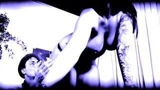Hot tattooed hottie cunt screwing