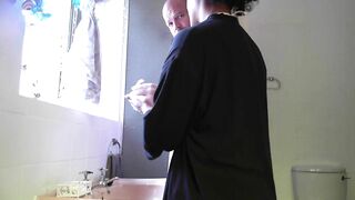 Sensational Sia Pretty soon & Large Hawt Mark Go LENGTHY & HARD in the wash closet!