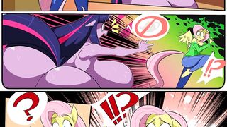 Twilight's giantess growth potion Part1 - expansion anime comic