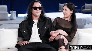 WIFEY Tiny Wife Kiki Mink Takes Each Inch Of A Thick Penis During the time that Her Partner Watches