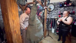 Part 1:- Torture Session for Stephanie for Not Sucking Sufficiently Weenie with Female-dominator Satana and Lanista Bear.