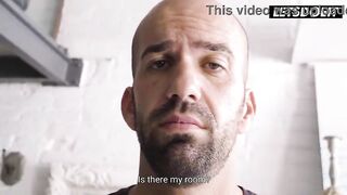 Package Delivery Drives Breasty Darksome Haired mother I'd like to fuck to Solo Sex tool Play in Nylons