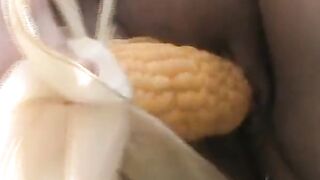 Corncub on the Car Stroking