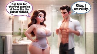 The Private Home Exercises Solve the Youthful Dude S Taut Skin Issue in a Very Vehement Every day Way (ai Generated)