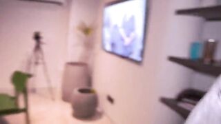 Lascivious Colombian woman hooks up with her spouse's allies - Celeste Alba's Group sex