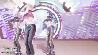[MMD] KARD - GUNSHOT - Ahri, Kaisa & Evelynn Hawt Kpop Dance League of Legends Comics Uncensored 4K 60FPS