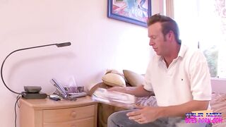 YourMomDoesPorn - Hawt Stepmom rides stepsons ramrod