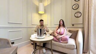 Sexy Trio with a Hawt BBC Receptionist and My Boyfriend - Luna Doll