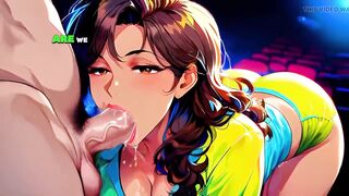 Colombian mother I'd like to fuck Drilled in Cinema by Youthful Stranger