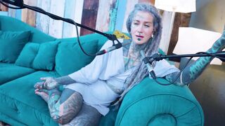 I talk about O - Overcome - ASMR podcast SFW talking rock slender cutie dreadlocks tattoo model inked angel