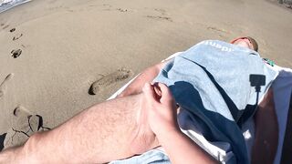 Risky Blow job on the Beach From Stranger Hawt mother I'd like to fuck