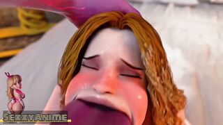 Transgender Dream Fills Booty With Creampie Cum