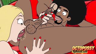 Ebony Plumber Bangs Married Housewife Behind Her Cuckold Spouse's Back