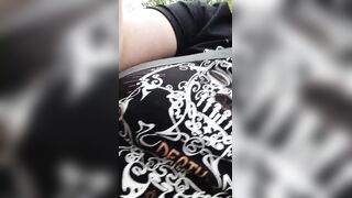 Riding on Ripper (I named it Ripper 'coz of Giles, Goth In Peace!)