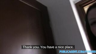 PublicAgent Teen brunette hair gets screwed hard in a hotel room