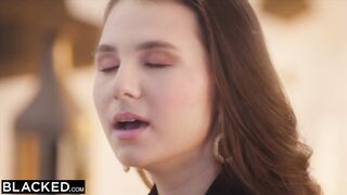BLACKED Small girl Liz Jordan gets BBC creampie