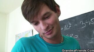 GRANDMA ALLIES - Old trio in the classroom