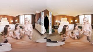 Izzy Lush and her bridesmaids Jazlyn Ray and Penelope Kay have a orgy in advance of the ceremony