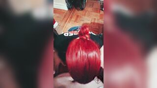 Dominican big beautiful woman Neighbour Pulls Him Off The Game! (iPhone Recorded)