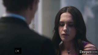 Deeper. Insatiable Brat Banged In Three-some