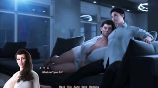 Watching Movie scene with My Sexy Stepmom