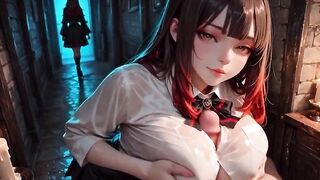 Aurelia Ravenshade Pulls Me Into a Corridor After Curfew - Ai Generated