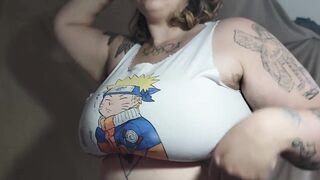 Cutting My Shirt so It Can Fit 'em More excellent (sfw)