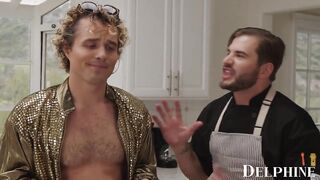 Delphine Films- April Olsen's Wicked Cooking Show Turns Into a Hawt THREE-SOME