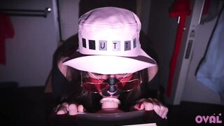 SillyLena submits to deepthroat bliss with sextoy sluttish style