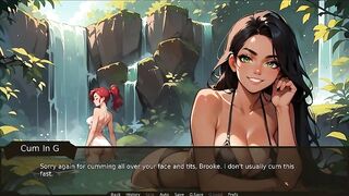 Farmer Kink [ TABOO Comics Game ] Ep.twenty one LESBIAN BABES SHARING a HUGE ROD by the lake !