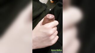 Rhythmically pumping that pulsing erection as precum leaks freely.