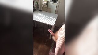 Large, highly curly, red haired teen rod cumpilation