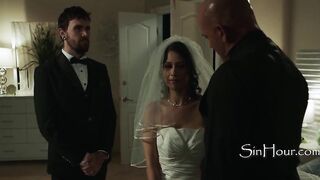 Bride In A Gown, Now Her Spouse Is A Clown