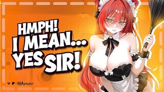 Tomboy Coworker Is Your SEXY Free-Use Maid - Throatfucking ASMR - Audio Manga - Anal Indecent Talk