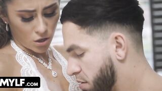 Sexy Youthful Maid Mackenzie Mace Rubs Her Soaked Cunt During the time that Her Boss Screws Vivianne DeSilva - Mylf
