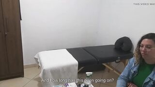 Real Doctor Examines the Patient's Rectal hole and Melons