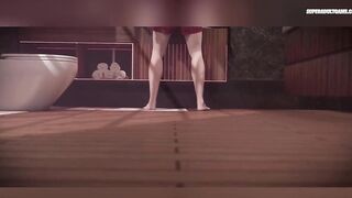 That guy filled Her Fantasy Cutie Constricted Snatch At The Hotel - CG Uncensored