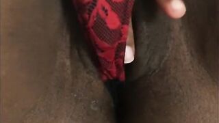 Golden Masq Bubble ass also concupiscent, plays with herself until that babe cums