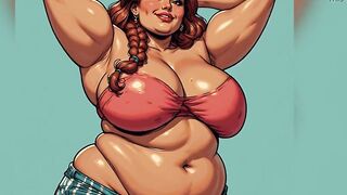 Large Tit big beautiful woman Art