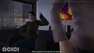 A curvy mother I'd like to fuck waits for nightfall so this babe can have sex with her youthful lover - CG Comics - OCICI