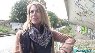 Public Agent - cheating blond takes the cash then takes my dick