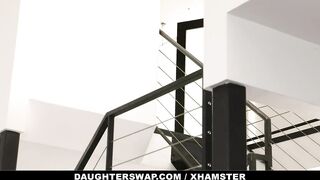 DaughterSwap - Teen Angels Get Lewd For Step Daddy Dick