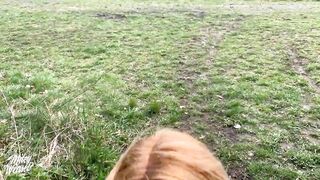 Hawt German Miley Weasel risky Sex in Public