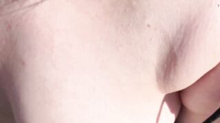 Outdoor Breasts and Short Shlong Sucking