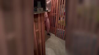 POV I Got Caught Masturbating Undressed in the Basement