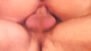 Older Brunette hair Urinates Wildly and Flaunts Bulging Rosebud